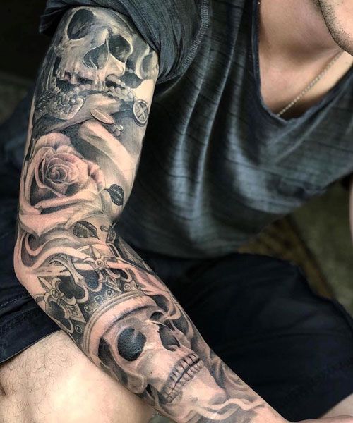 Tatuagens masculinas no braço full sleeve 2021