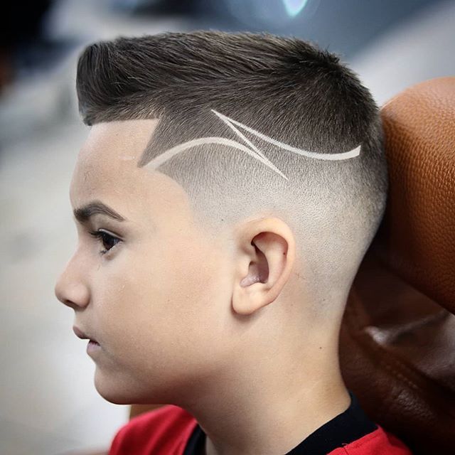 corte cabelo infantil menino moderno