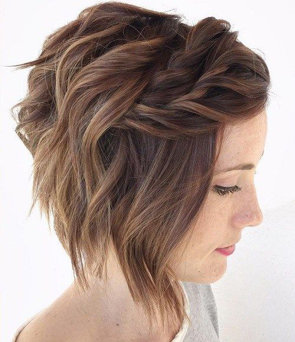 penteado em cabelo curto