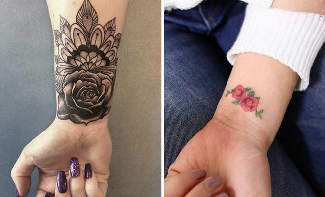 tatuagem feminina no pulso 2021