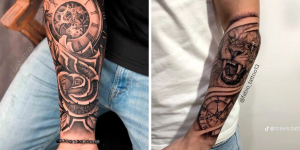 Tatuagem antebraço masculina