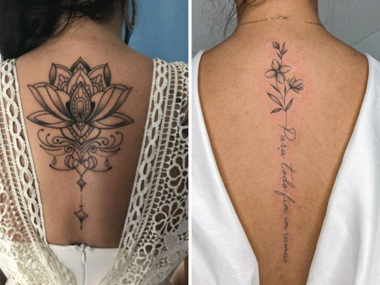 Ideias de tatuagem feminina nas costas