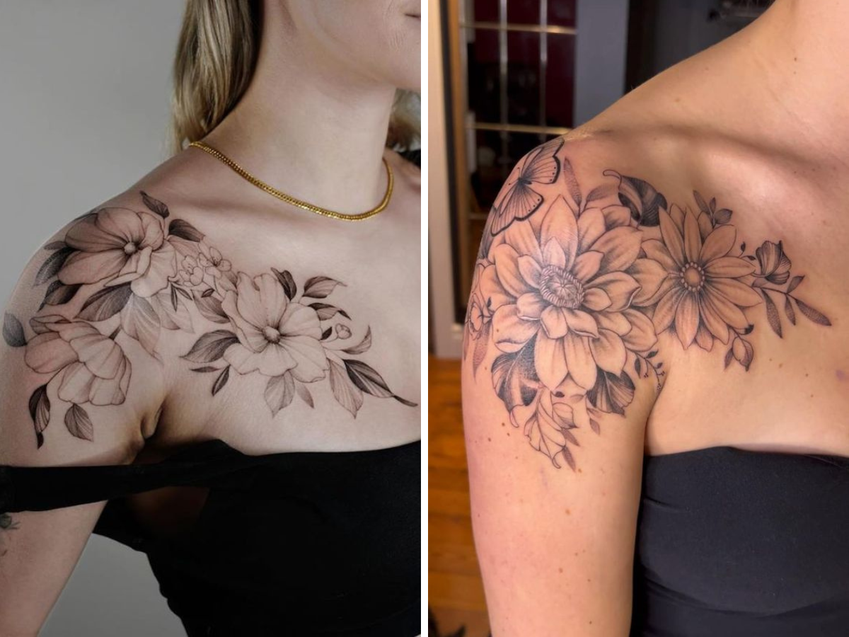 Tatuagem Feminina no Ombro