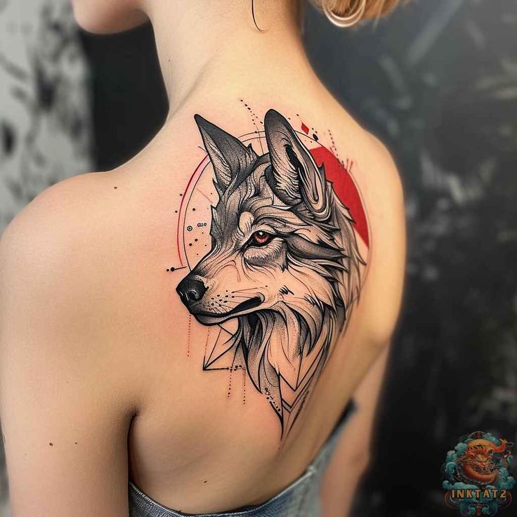 Tatuagem lobo grande (Pinterest)