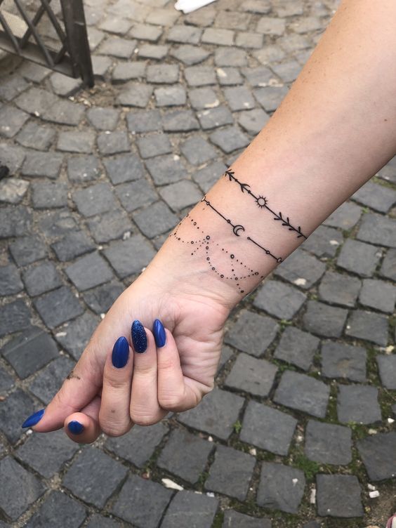 Tatuagens Braceletes mulheres (Pinterest)