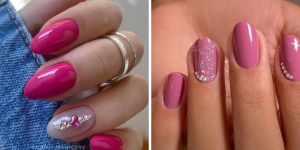 Unhas decoradas com pedras