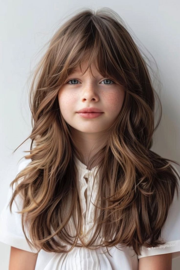cortes de cabelo em camadas infantil feminino