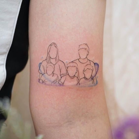 tatuagem familia