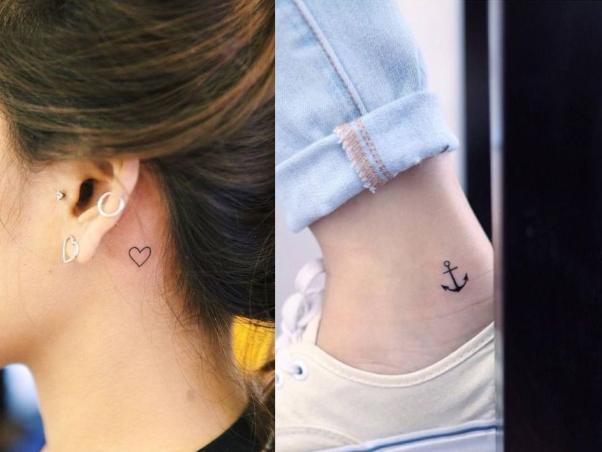 Tatuagens minimalistas femininas