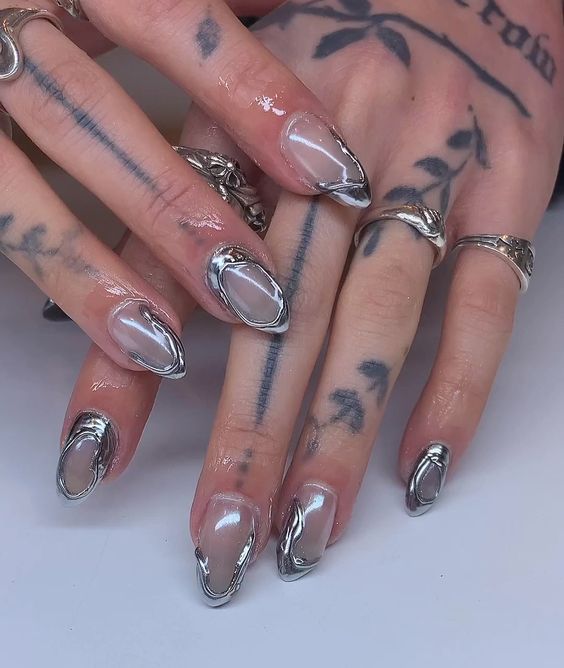 chrome nails