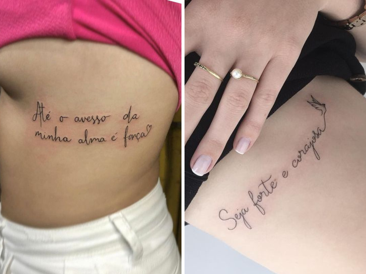 Tatuagem na Costela Feminina