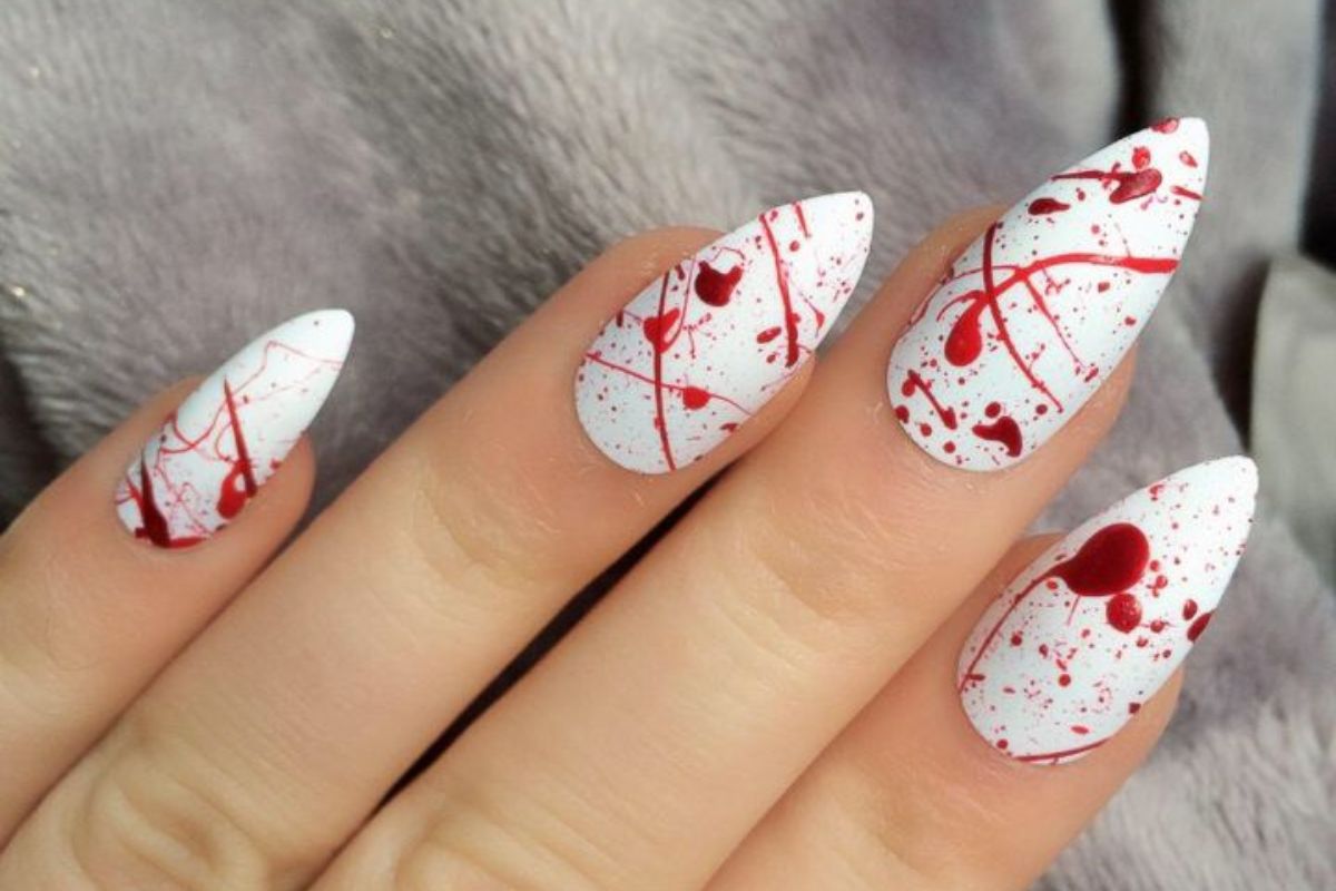 unhas halloween para fazer em casa