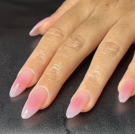 unhas para casamento blush nail clarinha