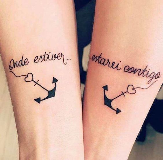 Tatuagens de Casal - Frases (Pinterest)