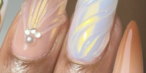 Tendência de unhas coreanas (Pinterest)