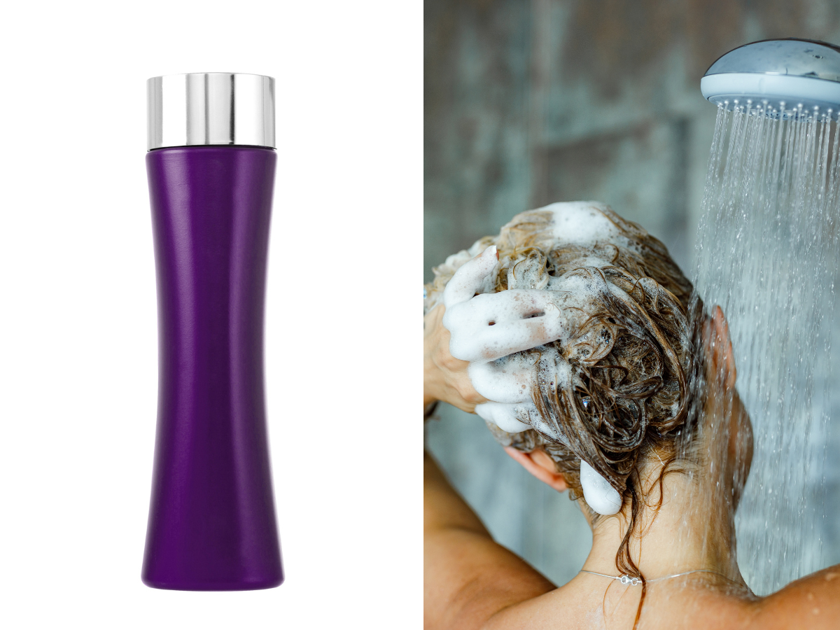 Shampoo roxo cabelos brancos - Truques para evitar que cabelos brancos fiquem amarelados