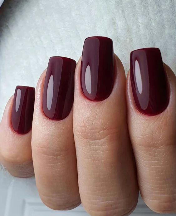 unhas vinho