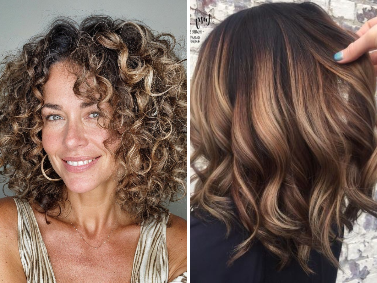 Mechas balayage para mulheres de 50 anos