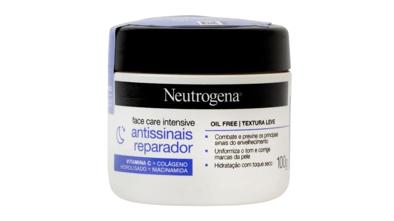 Neutrogena Hidratante Facial Antissinais Reparador Face Care Intensive