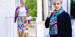 moda primavera para mulheres maduras estilo floral