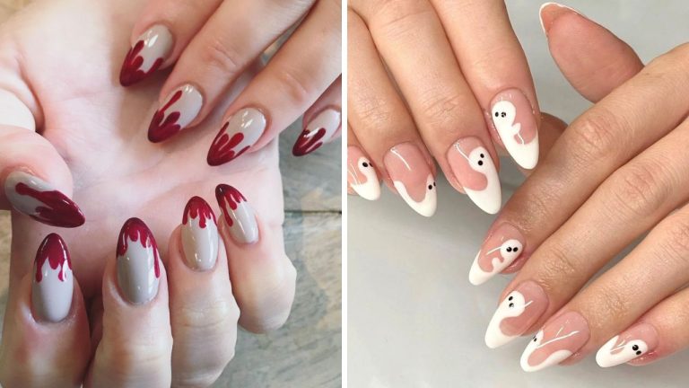 ideias de unhas para Halloween