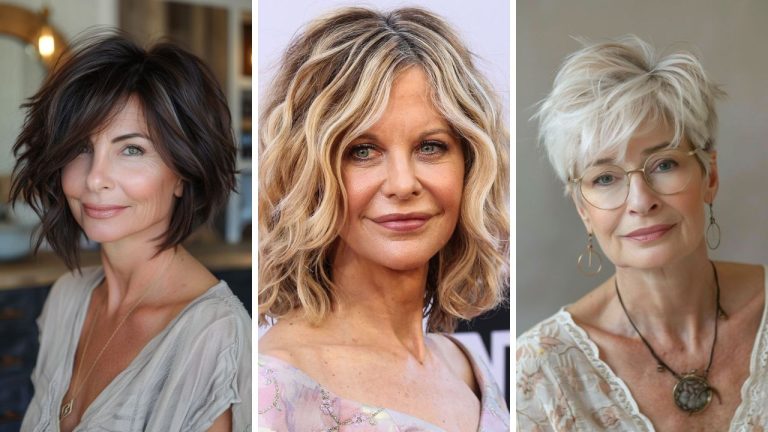 penteados que realçam características faciais de mulheres acima de 50 anos