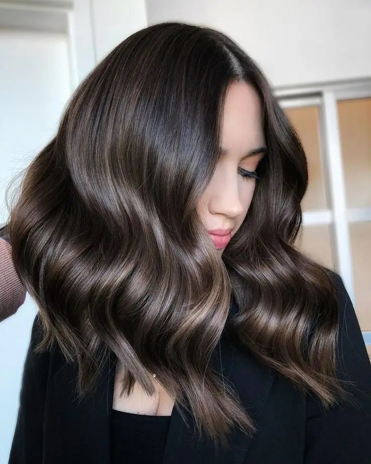 balayage tweed