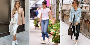 looks com tênis para mulheres com mais de 40 anos