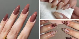 tendência unhas mocha mousse natal 2024